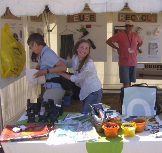 Mandy and her Mum at Kapiti District Council's Sustainable Home and Garden event.